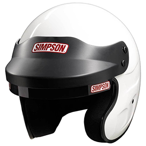 Simpson Cruiser SA2015 Racing Helmet, Small, White 6320011
