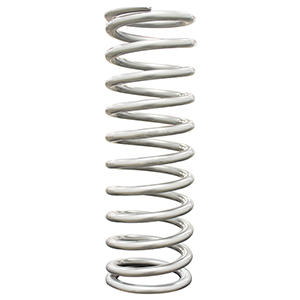 QA1 Spring, Cr-Si High Travel 2-1/2" Id. 14" X 95 Lbs/In. Silver Pwdr Coat