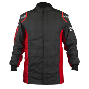 K1 Sportsman Adult Nomex Fire Jacket- Black, Red - Size XL