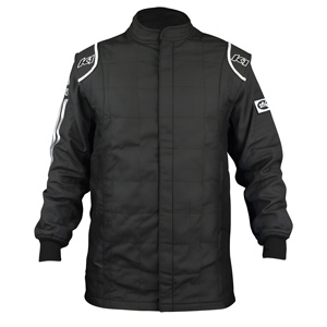 K1 Sportsman Adult Nomex Fire Jacket- Black, White - Size XL