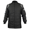 K1 Sportsman Adult Nomex Fire Jacket- Black, White - Size LG