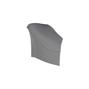 MD3 EVO 2 Fender Upper Right Grey