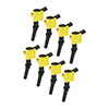 ACCEL Ignition Coil - SuperCoil - 1998-2008 Ford 4.6L/5.4L/6.8L 2-valve modular engines - Yellow - 8-Pack