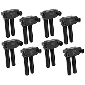 Coil Hemi Dual Plug 8Pk - Black