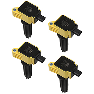 Coil Ford Ecoboost 2.0/2.3L L4 4-Pack Yellow