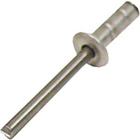 BSC 3/16" Diameter x 3/8" Grip x 3/8" Head Mill Finish Rivets - Box of 250