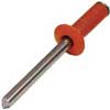 BSC 3/16" Diameter x 3/8" Grip x 3/8" Head Orange Rivets - Box of 250