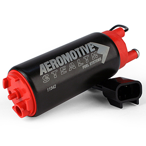 Aeromotive Fuel Pump, E85, Offset Inlet - Inlet inline w/ outlet, 340lph (This item will supersede P/N 11142)