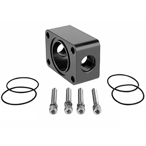 Aeromotive Distribution Block, Spur Gear Pump, 2x AN-06