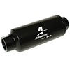 Filter, In-Line, 10-m Microglass Element, ORB-12 Port, Black Hard-Coat, Marine, 2-1/2" OD