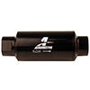 Filter, In-Line, 10-m Microglass Element, ORB-10 Port, Bright-Dip Black, 2" OD