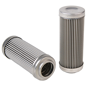 Aeromotive Replacement Element, 100-m Stainless Mesh, for 12302/12309 Filter Assembly, Fits All 2-1/2" OD Filter Housings