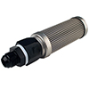 Aeromotive Fuel Filter, Bulkhead, AN-10, 100 Micron Stainless Steel