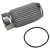 Aeromotive Replacement Element, Crimp Construction, 100-m Stainless Mesh, Retro Fits All 2" OD Filter Housings, For All Fuel Types