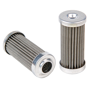 Aeromotive Replacement Element, 100-m Stainless Mesh, for 12316 Filter Assemby, Fits All 1-1/4" OD Filter Housings