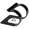Filter Mounting Bracket, Black Spring Steel, Rubber Coated, Fits All 2" OD Filter Housings