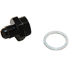 AN-06  Holley Carb 7/8" X 20 thread dual feed bowl adapter fitting