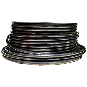 Hose, Fuel, PTFE, Stainless Steel Braided, Black Jacketed, AN-12 x 4'