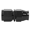 Hose End, PTFE, AN-08, Straight, Black Anodized