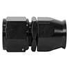 Hose End, PTFE, AN-12, Straight, Black Anodized