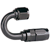 Hose End, AN-08, 180 Deg