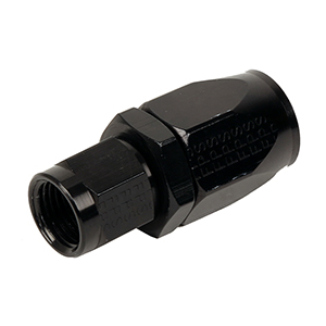 Hose End, AN-06 to AN-08 Hose, Black