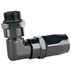 AN-8 Male O-ring Boss to 90 degree Hose End