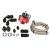 Single Carburetor Regulator (P/N 13201) Kit  {includes regulator, hose, hose ends and fittings}