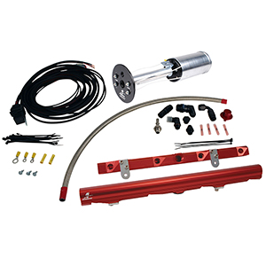 Aeromotive System, C6 Corvette, 18670 A1000, 14114 LS-2 Rails, 16307 Wire Kit & Misc. Fittings