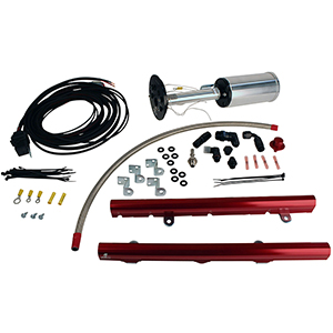 Aeromotive System, C6 Corvette, 18671 Eliminator, 14115 LS-3 Rails, 16307 Wire Kit & Misc. Fittings