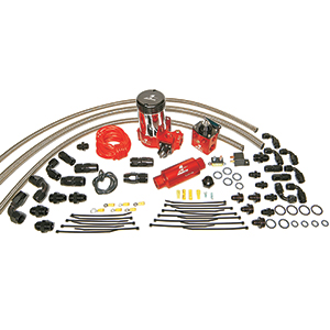A2000 Complete Drag Race Fuel System for dual carbs, Includes: (11202 pump, 13203 reg., lines, etc)