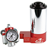 SS Carbureted Pump Reg Gauge Kit, AN style ports