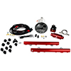 System, 05-09 Mustang GT, 18676 A1000, 14130 5.0L 4V Rails, 16307 Wire Kit & Misc. Fittings