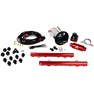 System, 07-12 Shelby GT500, 18682 A1000, 14130 5.0L 4V Rails, 16307 Wire Kit & Misc. Fittings