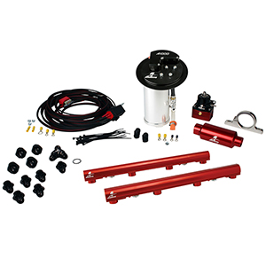 Aeromotive 17318 System, 10-13 Mustang GT, 18694 A1000, 14116 4.6L 3V Rails, 16307 Wire Kit & Misc. Fittings