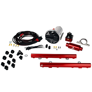 Aeromotive 17340 System, 07-12 Shelby GT500, 18683 Elim, 14130 5.0L 4V Rails, 16307 Wire Kit & Misc. Fittings