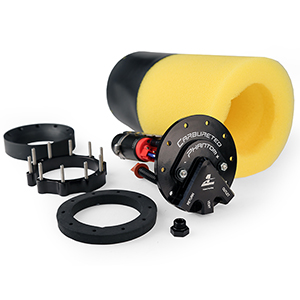 Carbureted Phantom Universal In-Tank Fuel System, Preset 15-psi, 325lph pump