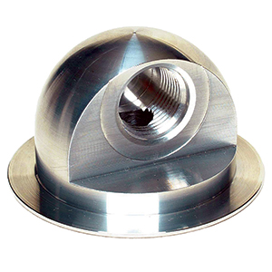 Aeromotive Billet Ford Sumped Tank Return adapter, replaces OE fuel pump assembly with -8 AN return port