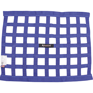 Window Net Ribbon Style 18"x24" Blue SFI