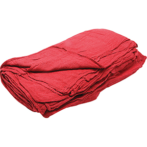 Shop Towels Red Cotton