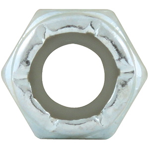 Thin Hex Nuts With Nylon Insert 1/4"-28