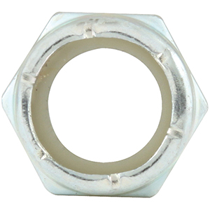 Thin Hex Nuts With Nylon Insert 7/16"-20