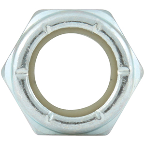 Thin Hex Nuts With Nylon Insert 1/2"-20