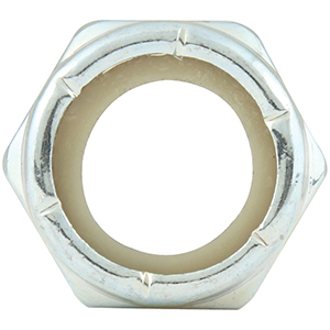 Thin Hex Nuts With Nylon Insert 3/4"-16