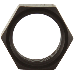 Aluminum Jam Nuts Thin OD Black 5/8
