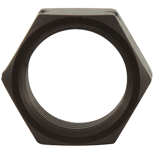 Aluminum Jam Nuts Thin OD Black 5/8
