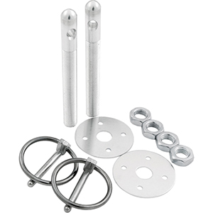 Aluminum Hood Pin Kit with 3/8