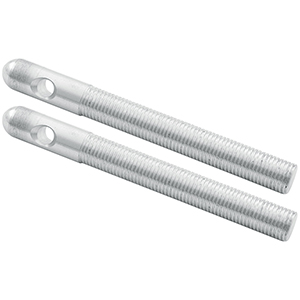 Aluminum Hood Pins 3/8" Silver