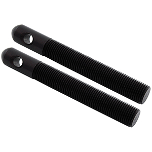 Aluminum Hood Pins 1/2" Black