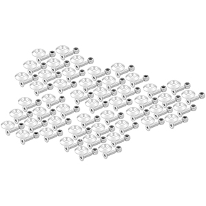 Countersunk Bolt Kit 1/4" x 1" Clear